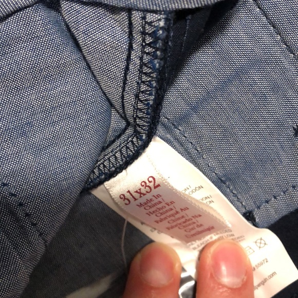 Penguin Men’s Navy Chino W31 L32 - Picture 4 of 6